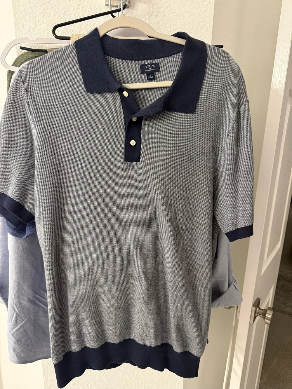 Men’s J Crew Sweater Polo - Sz L - Good Condition!